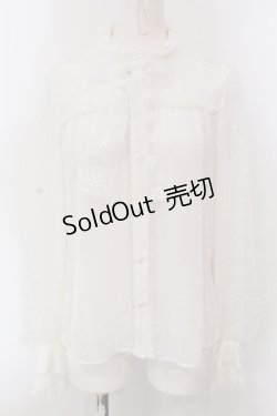 画像1: Angelic Pretty / Fancy Ornamentブラウス  シロ O-25-03-24-043-AP-BL-OW-OS