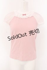 Shirley Temple / お袖切り替えカットソー 160ｃｍ ピンク O-25-03-24-044-ET-TO-OW-OS