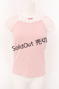 Shirley Temple / お袖切り替えカットソー 160ｃｍ ピンク O-25-03-24-044-ET-TO-OW-OS