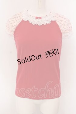 画像1: Shirley Temple / お袖切り替えカットソー 160ｃｍ アカ O-25-03-24-048-ET-TO-OW-OS