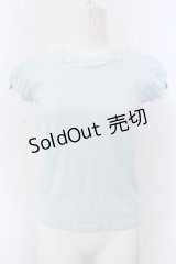 Shirley Temple / お花カットワークレースカットソー 160cm サックス O-25-03-24-050-ET-TO-OW-OS