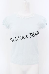 Shirley Temple / お花カットワークレースカットソー 160cm サックス O-25-03-24-050-ET-TO-OW-OS