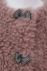 画像2: 【SALE】Shirley Temple / 3つリボンプードルファーコート 160ｃｍ ピンク O-25-03-24-055-ET-JA-OW-ZTC021 (2)