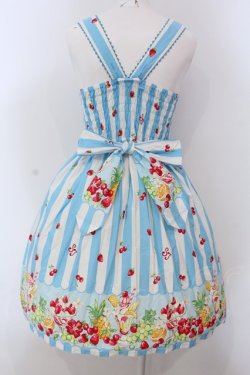 画像5: Shirley Temple / パフェボーダーpt ワンピース 160ｃｍ サックス O-25-03-24-005-ET-OP-OW-OS