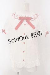 Angelic Pretty / Cherry Collarブラウス  シロ×アカ O-25-03-24-059-AP-BL-OW-OS