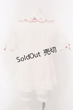 画像4: Angelic Pretty / Cherry Collarブラウス  シロ×アカ O-25-03-24-059-AP-BL-OW-OS