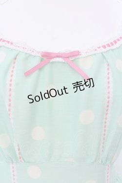 画像2: Shirley Temple / いちごptワンピース M ミントグリーン O-25-03-24-006-ET-OP-OW-OS