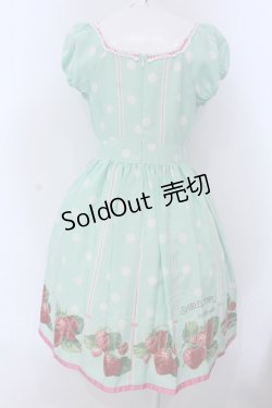 画像5: Shirley Temple / いちごptワンピース M ミントグリーン O-25-03-24-006-ET-OP-OW-OS