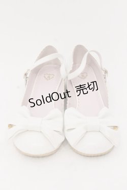 画像2: BABY,THE STARS SHINE BRIGHT / リルリボンシューズ M シロ O-25-03-24-068-BA-SH-OW-OS