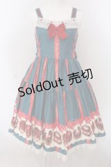 Shirley Temple / ハートプチケーキptジャンパースカート 160ｃｍ グリーン O-25-03-24-008-ET-OP-OW-OS