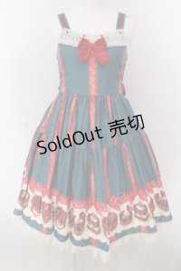 Shirley Temple / ハートプチケーキptジャンパースカート 160ｃｍ グリーン O-25-03-24-008-ET-OP-OW-OS