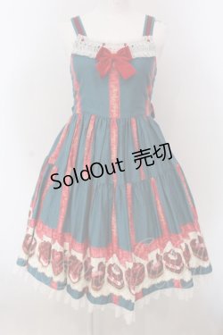 画像1: Shirley Temple / ハートプチケーキptジャンパースカート 160ｃｍ グリーン O-25-03-24-008-ET-OP-OW-OS