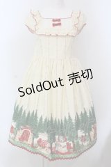 Shirley Temple / 赤ずきんちゃん絵本プリントワンピース 160ｃｍ アイボリー O-25-03-24-009-ET-OP-OW-OS