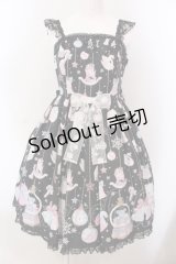 Angelic Pretty / Fancy Ornamentジャンパースカート  クロ O-25-03-24-013-AP-OP-OW-OS