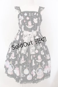 Angelic Pretty / Fancy Ornamentジャンパースカート  クロ O-25-03-24-013-AP-OP-OW-OS