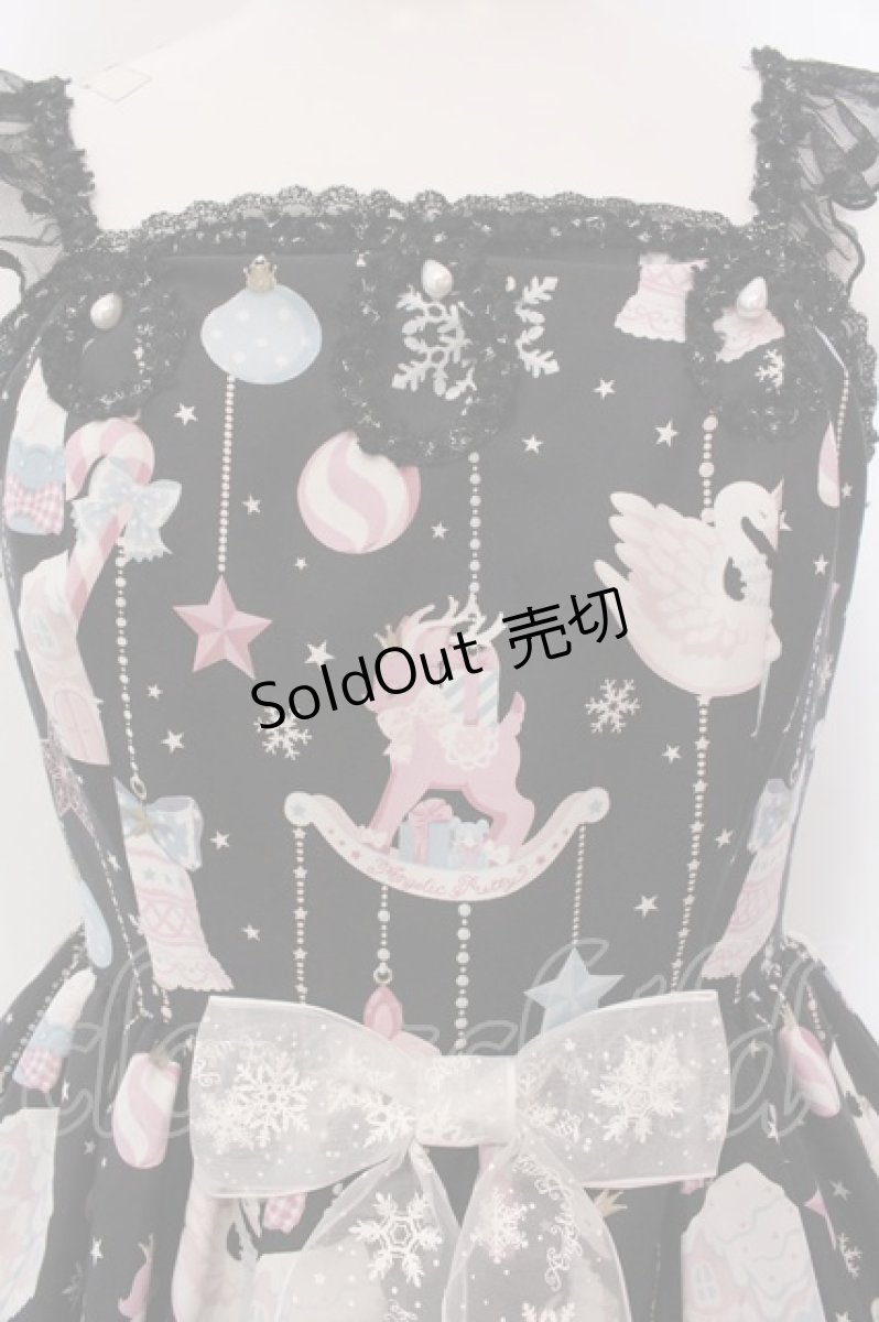 画像2: Angelic Pretty / Fancy Ornamentジャンパースカート  クロ O-25-03-24-013-AP-OP-OW-OS (2)