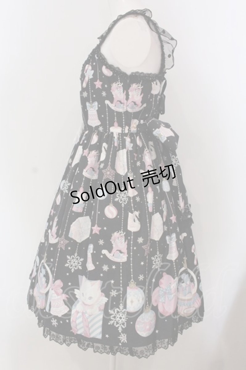 画像4: Angelic Pretty / Fancy Ornamentジャンパースカート  クロ O-25-03-24-013-AP-OP-OW-OS (4)