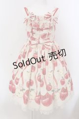 Angelic Pretty / Girly Applesジャンパースカート  アイボリー O-25-03-24-014-AP-OP-OW-OS