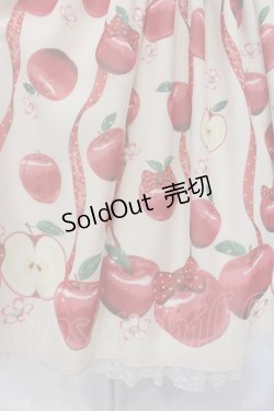 画像3: Angelic Pretty / Girly Applesジャンパースカート  アイボリー O-25-03-24-014-AP-OP-OW-OS