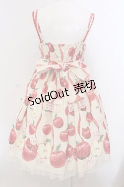 画像5: Angelic Pretty / Girly Applesジャンパースカート  アイボリー O-25-03-24-014-AP-OP-OW-OS