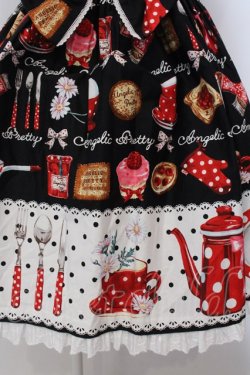 画像3: Angelic Pretty / French Cafe切替ジャンパースカート  クロ O-25-03-24-015-AP-OP-OW-OS