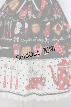 画像3: Angelic Pretty / French Cafe切替ジャンパースカート  クロ O-25-03-24-015-AP-OP-OW-OS