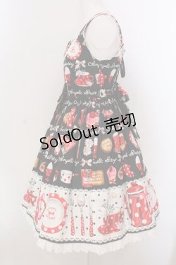 画像4: Angelic Pretty / French Cafe切替ジャンパースカート  クロ O-25-03-24-015-AP-OP-OW-OS