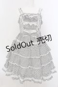Angelic Pretty / Prettyフリルジャンパースカート（ギンガム）  クロ O-25-03-24-016-AP-OP-OW-OS