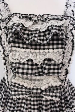 画像2: Angelic Pretty / Prettyフリルジャンパースカート（ギンガム）  クロ O-25-03-24-016-AP-OP-OW-OS