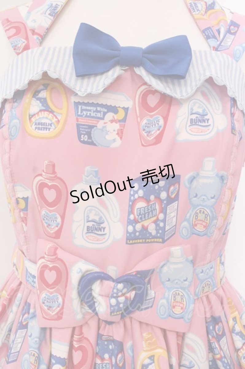 画像2: Angelic Pretty / Sunny Smile Laundryジャンパースカート  ピンク O-25-03-24-018-AP-OP-OW-OS (2)