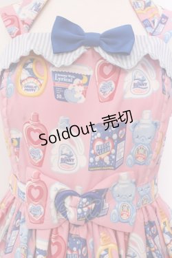 画像2: Angelic Pretty / Sunny Smile Laundryジャンパースカート  ピンク O-25-03-24-018-AP-OP-OW-OS