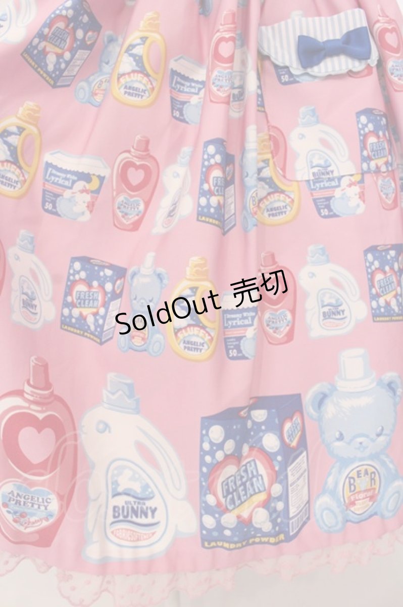 画像3: Angelic Pretty / Sunny Smile Laundryジャンパースカート  ピンク O-25-03-24-018-AP-OP-OW-OS (3)