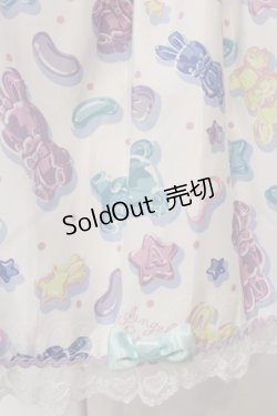 画像3: Angelic Pretty / Jelly Candy Toysハートジャンパースカート  シロ O-25-03-24-019-AP-OP-OW-OS