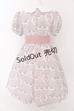 画像4: Q-pot. / プードルケーキパフスリーブドレス  ピンク×シロ O-25-03-25-021-QP-OP-IG-OS