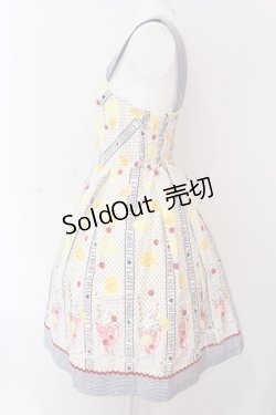 画像4: Shirley Temple / シトラスソーダptジャンパースカート M アイボリー×クロ O-25-03-25-003-ET-OP-IG-OS