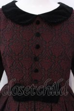 画像2: Leur Getter / Royal Palaceワンピース  ワイン×クロ O-25-03-25-028-LU-OP-IG-ZT153 (2)