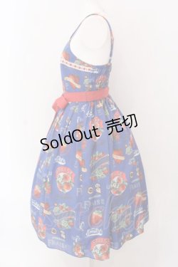 画像3: Emily Temple cute / Vintage Strawberryキャミソールワンピース  ネイビー O-25-03-25-030-ET-OP-IG-OS