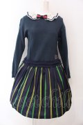 Shirley Temple / レジメンタルストライプワンピース 160cm グリーン O-25-03-25-034-ET-OP-IG-OS