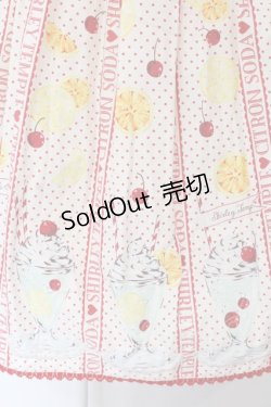 画像3: Shirley Temple / シトラスソーダジャンパースカート  オフシロ×アカ O-25-03-25-004-ET-OP-IG-OS