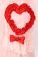 画像5: Angelic Pretty / Frill Heart付け袖ブラウス  ピンク×アカ O-25-03-25-035-AP-BL-IG-OS
