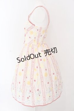 画像4: Shirley Temple / シトラスソーダジャンパースカート  オフシロ×アカ O-25-03-25-004-ET-OP-IG-OS