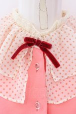 画像2: 【SALE】Shirley Temple / フリルカラーブラウス M ピンク O-25-03-25-037-ET-BL-IG-ZT210 (2)