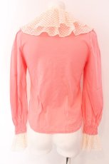 画像5: 【SALE】Shirley Temple / フリルカラーブラウス M ピンク O-25-03-25-037-ET-BL-IG-ZT210 (5)