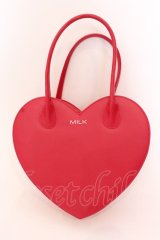 MILK / ハートバッグ  アカ O-25-03-25-047-ML-BG-IG-OS