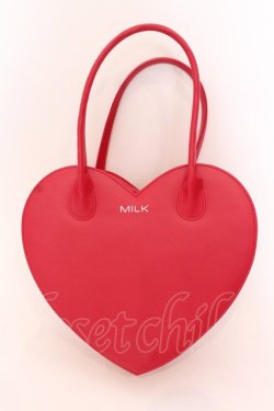 画像1: MILK / ハートバッグ  アカ O-25-03-25-047-ML-BG-IG-OS