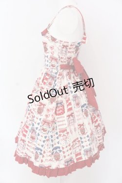 画像3: Shirley Temple / キャンディポットプリントジャンパースカート 160cm オフシロ×アカ O-25-03-25-001-ET-OP-IG-OS