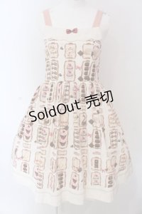Shirley Temple / プチショコラトリージャンパースカート 160cm アイボリー O-25-03-25-007-ET-OP-IG-OS
