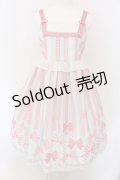 Shirley Temple / シフォンリボンptジャンパースカート 160cm サックス O-25-03-25-008-ET-OP-IG-OS
