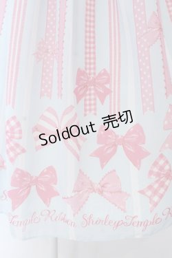 画像3: Shirley Temple / シフォンリボンptジャンパースカート 160cm サックス O-25-03-25-008-ET-OP-IG-OS