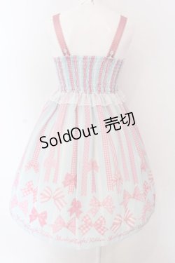 画像5: Shirley Temple / シフォンリボンptジャンパースカート 160cm サックス O-25-03-25-008-ET-OP-IG-OS